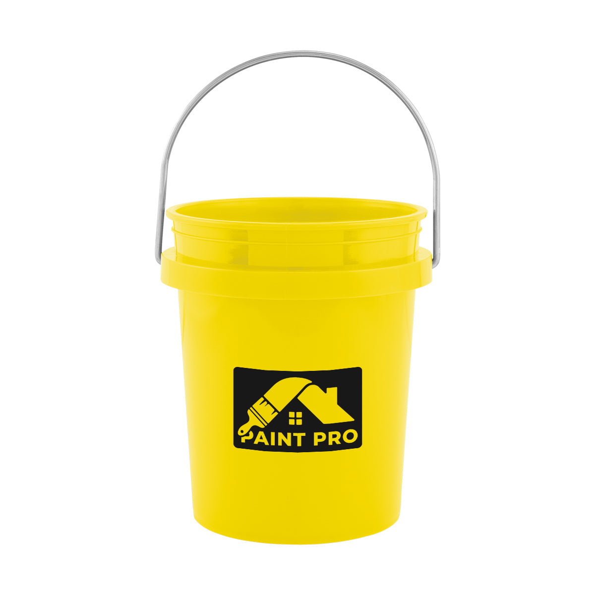 Recycled Mini Bucket, 13 oz - Yellow - Silk Screen