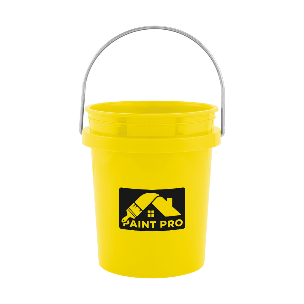 Recycled Mini Bucket, 13 oz - Yellow - Silk Screen