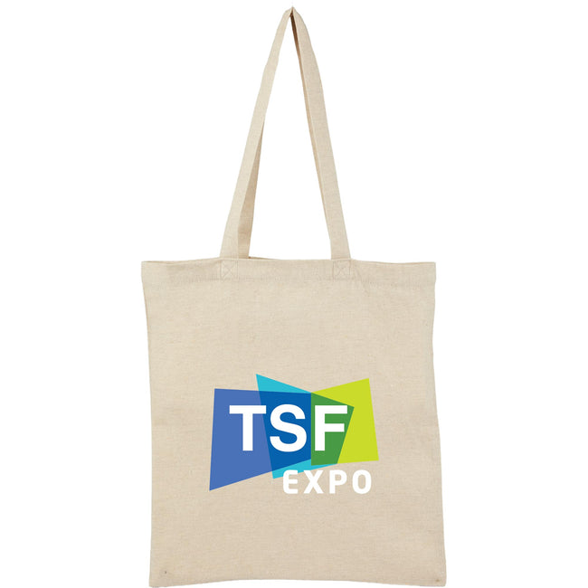 Recycled Twill Convention Tote, 6 oz Embroidery