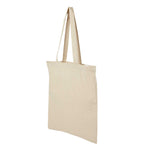 Recycled Twill Convention Tote, 6 oz Transfer - Natural - Left Angle