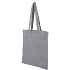 Recycled Twill Convention Tote, 6 oz Transfer - Navy - Left Angle