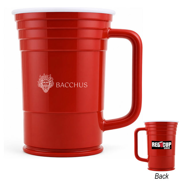 Red Cup Living Reusable Beer Mug, 24 oz