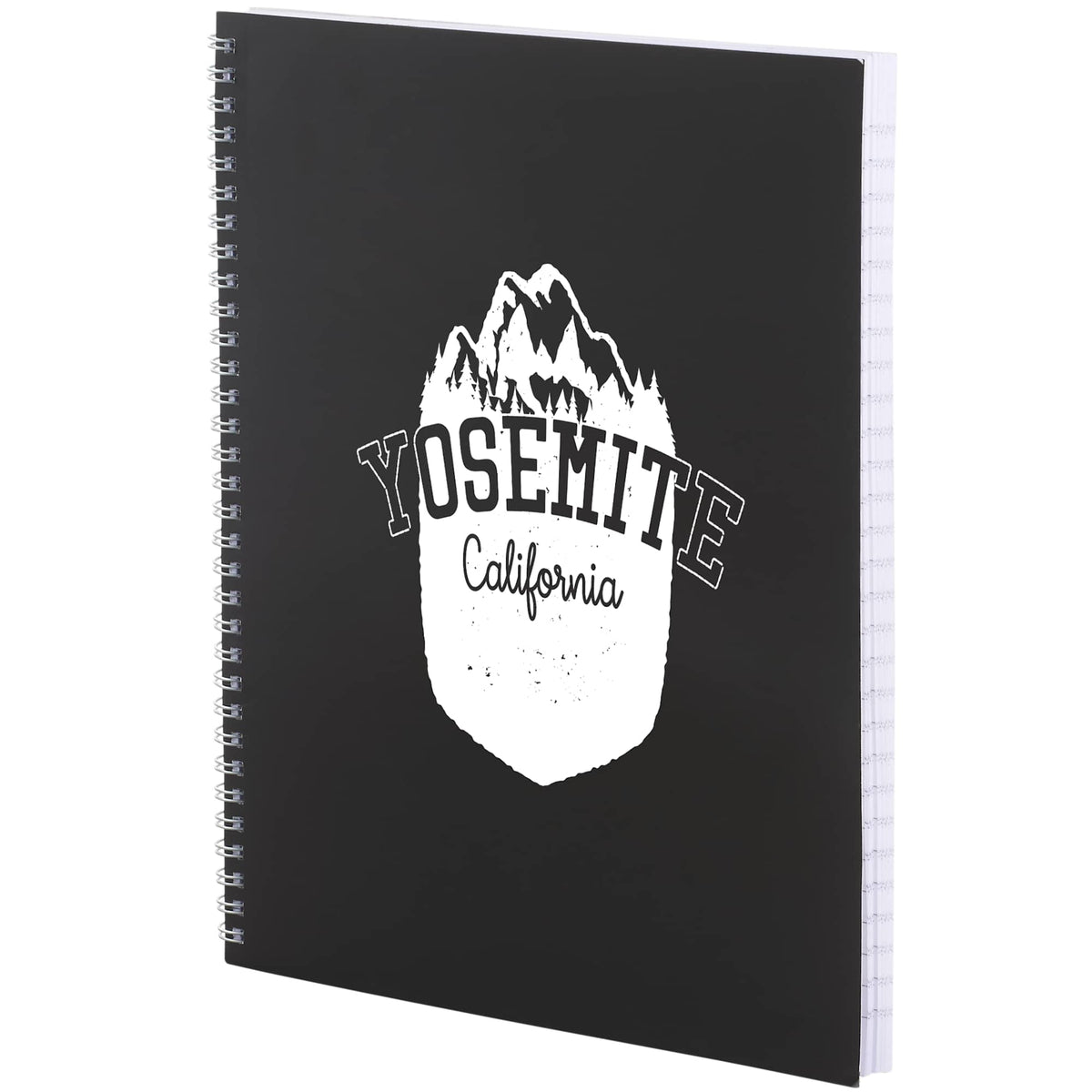 Remark One Subject Notebook, 8.5 x 11 Inches - Black - Left Angle
