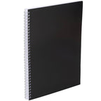 Remark One Subject Notebook, 8.5 x 11 Inches - Black - Right Angle 2