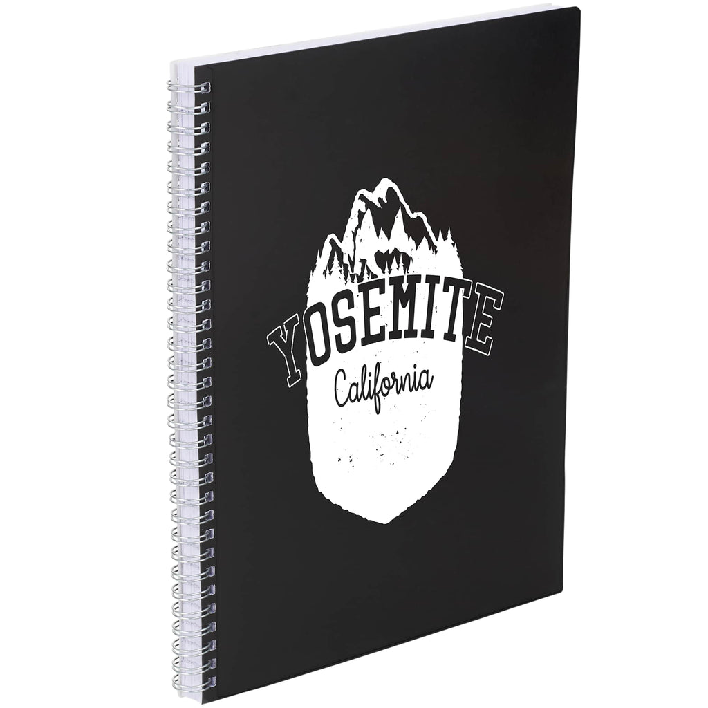 Remark One Subject Notebook, 8.5 x 11 Inches - Black - Right Angle