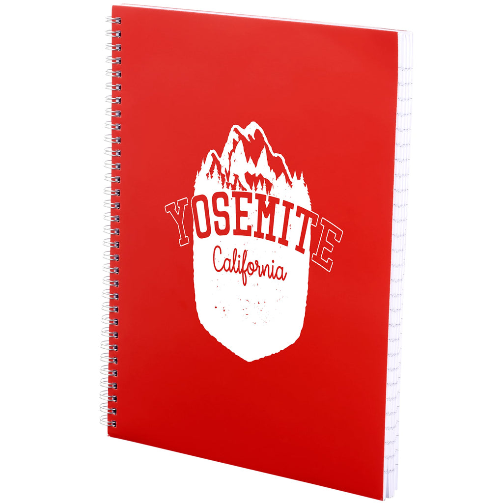 Remark One Subject Notebook, 8.5 x 11 Inches - Red - Left Angle