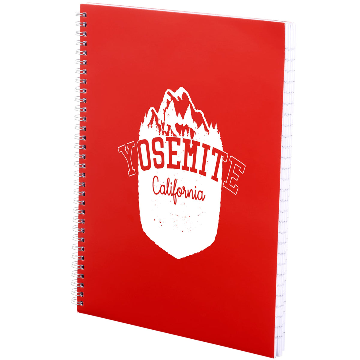 Remark One Subject Notebook, 8.5 x 11 Inches - Red - Left Angle