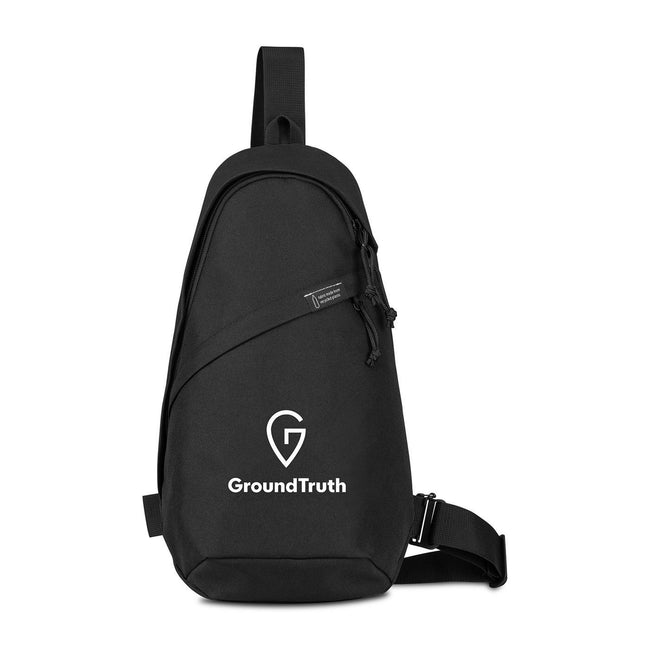 Renew Recycled Sling Bag with Ambidextrous Strap Embroidery