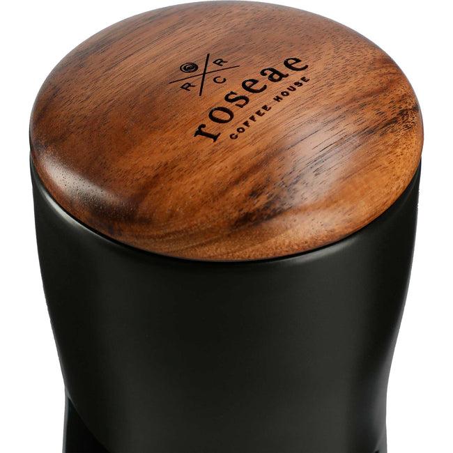 Reno Ceramic Tumbler with Wood Lid, 10 oz Laser Engraving
