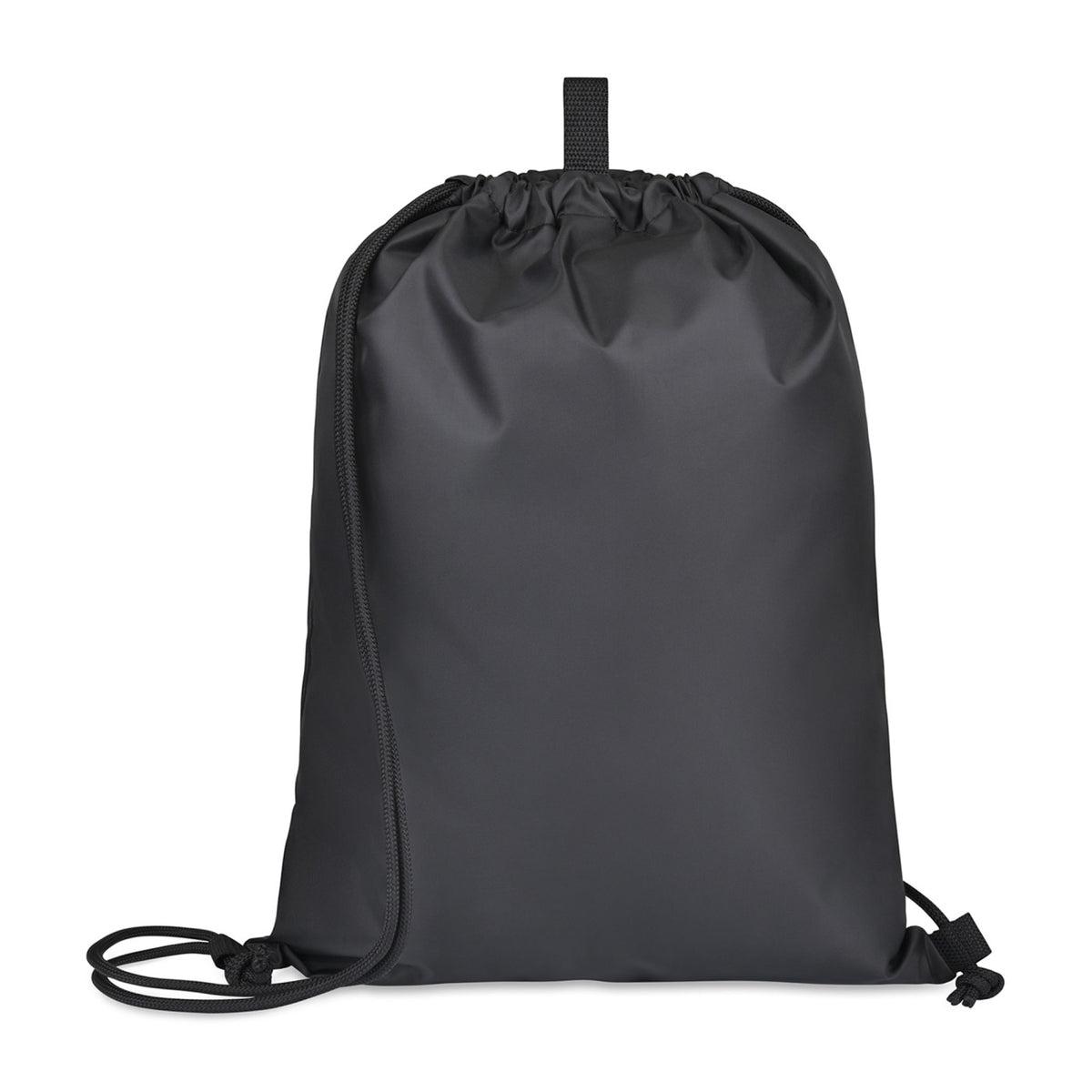 Repeat Lite Recycled Drawstring Backpack Embroidery - Black - View 4