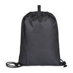 Repeat Lite Recycled Drawstring Backpack Transfer - Black - View 4