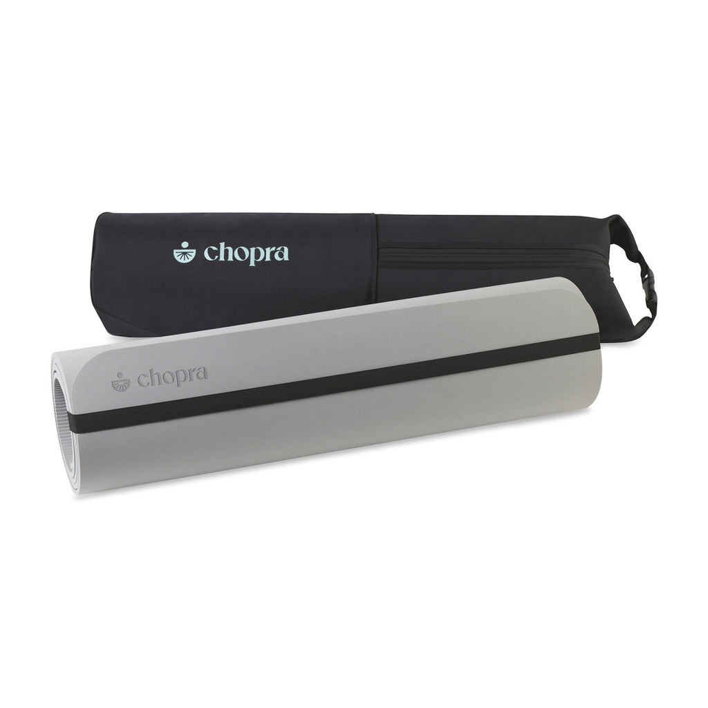 Restore Yoga Mat and Roll-Top Bag Set Transfer - Black - View 3