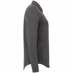Rigi Eco Knit Button Cardigan for Women Transfer - Heather Dark Charcoal - Right Side