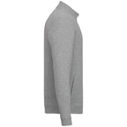 Rigi Eco Knit Full Zip Jacket for Men Embroidery - Heather Grey - Right Side