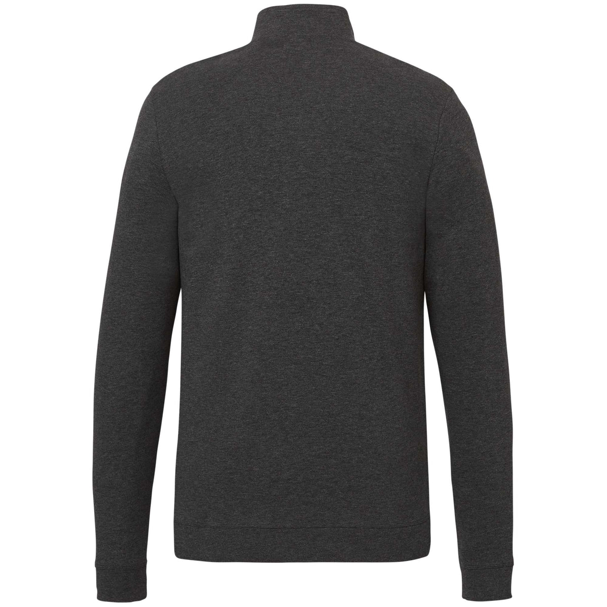 Rigi Eco Knit Full Zip Jacket for Men Transfer - Heather Dark Charcoal - Back