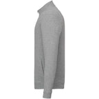 Rigi Eco Knit Full Zip Jacket for Men Transfer - Heather Grey - Left Side