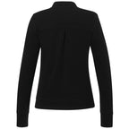 Rigi Eco Knit Full Zip Jacket for Women Embroidery - Black - Back