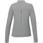 Rigi Eco Knit Full Zip Jacket for Women Transfer - Heather Grey - Back