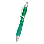 Rio Gel Pen with a Contoured Rubber Grip - Green - Silk Screen