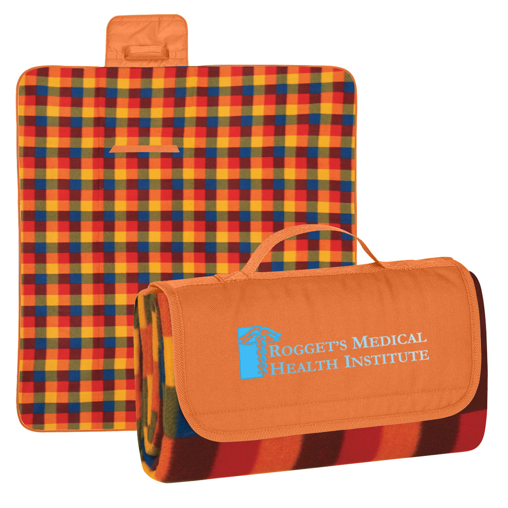 Roll-Up Picnic Blanket in Recycled PET - Colorbrite