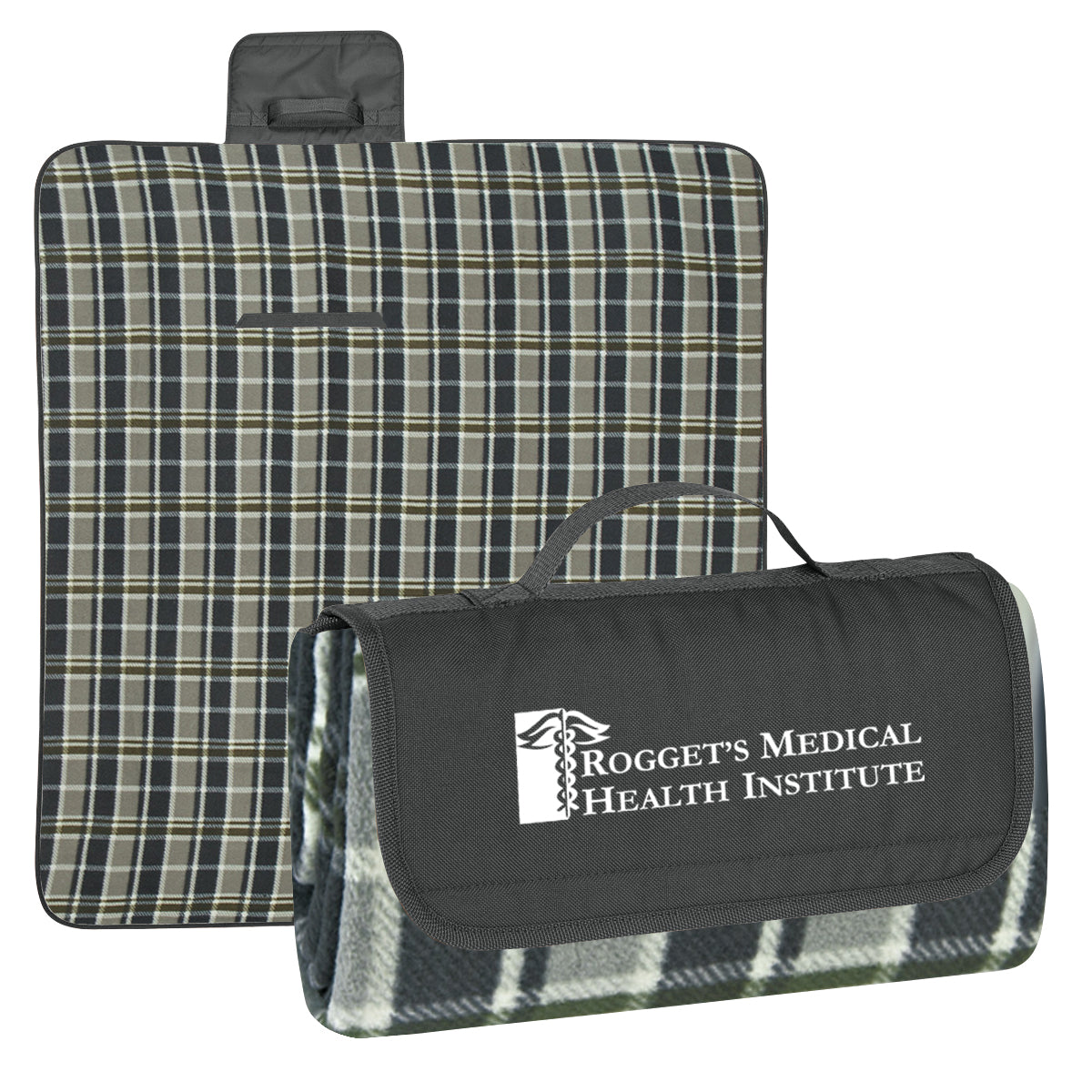 Roll-Up Picnic Blanket in Recycled PET - Silk Screen