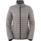 Roots73 Beechriver Lightweight Down Puffer Jacket for Women Embroidery - Quarry - Front