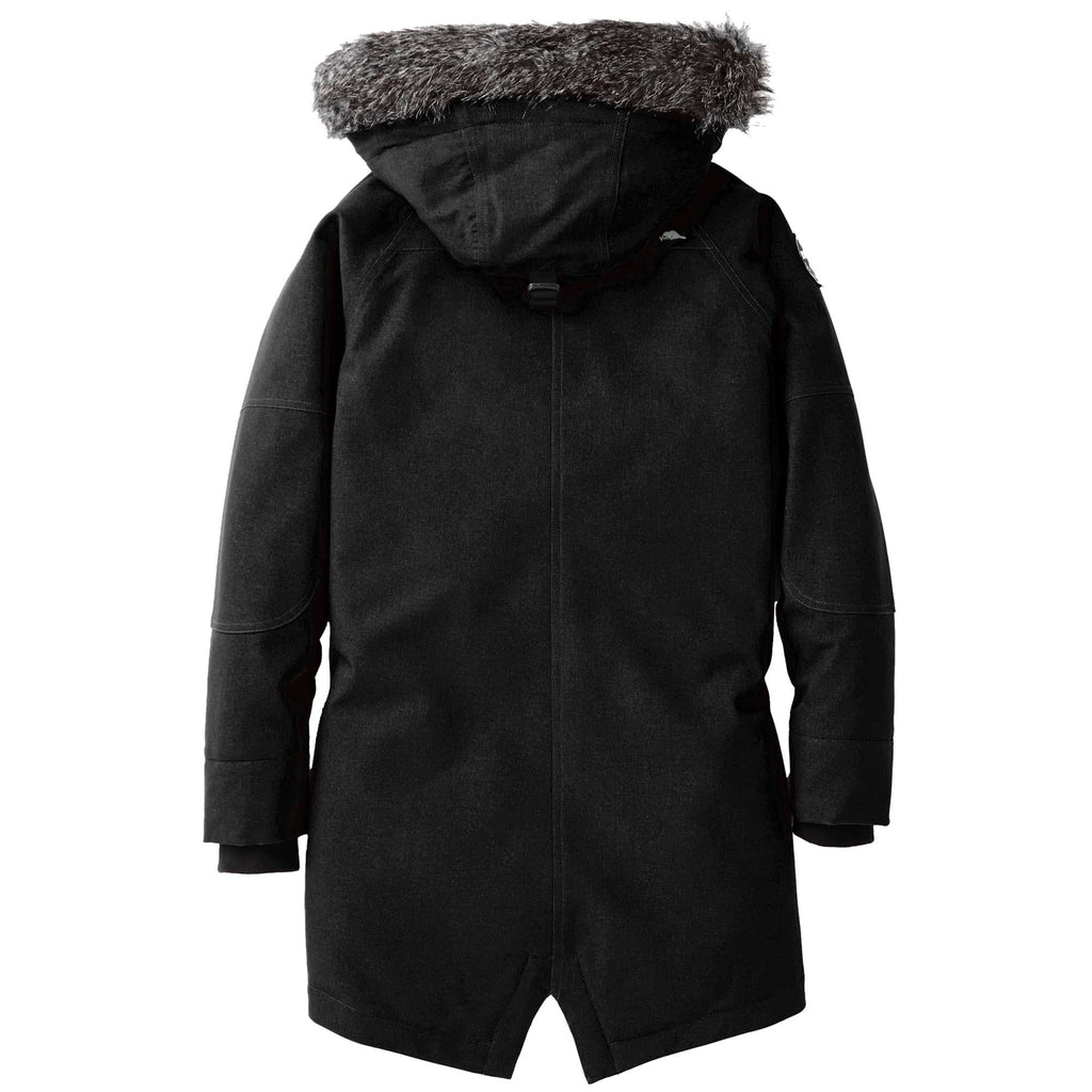 Roots73 Bridgewater Insulated Waterproof Parka for Women Transfer - Black - Back Flat