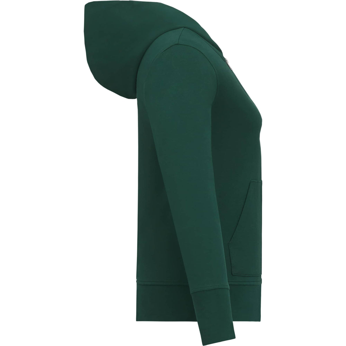 Roots73 Canmore Eco French Terry Full Zip Hoodie for Women Transfer - Evergreen - Right Side