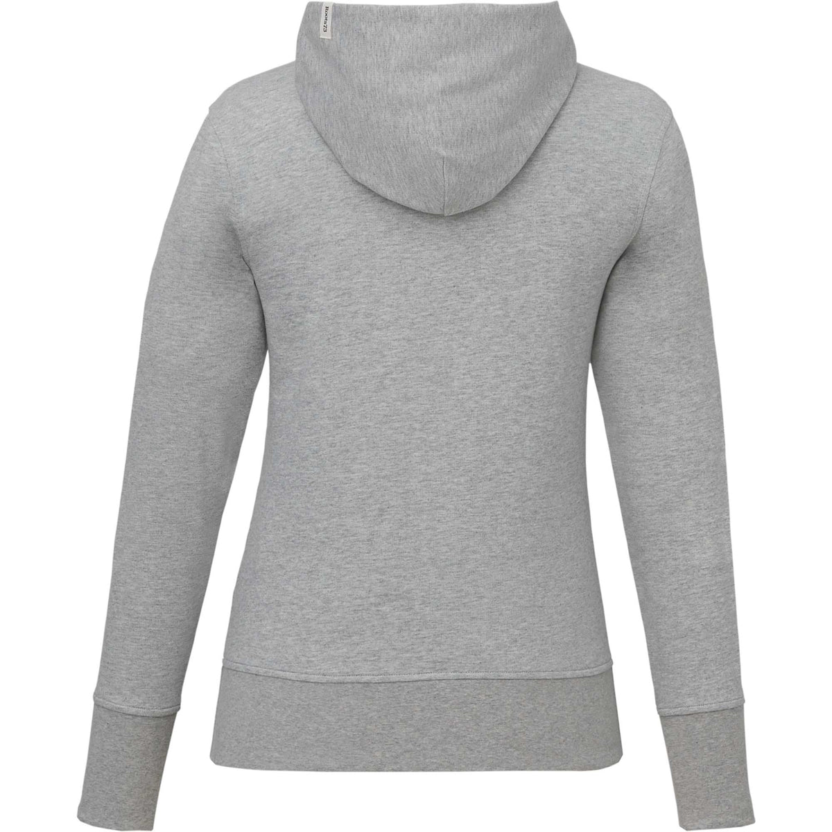 Roots73 Canmore Eco French Terry Full Zip Hoodie for Women Transfer - Grey Mix - Back