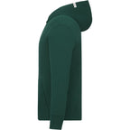 Roots73 Canmore Eco Pullover Hoodie, Unisex Transfer - Evergreen - Left Side