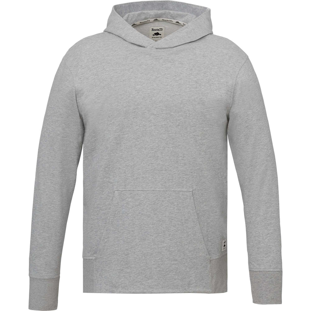 Roots73 Canmore Eco Pullover Hoodie, Unisex Transfer - Grey Mix - Front