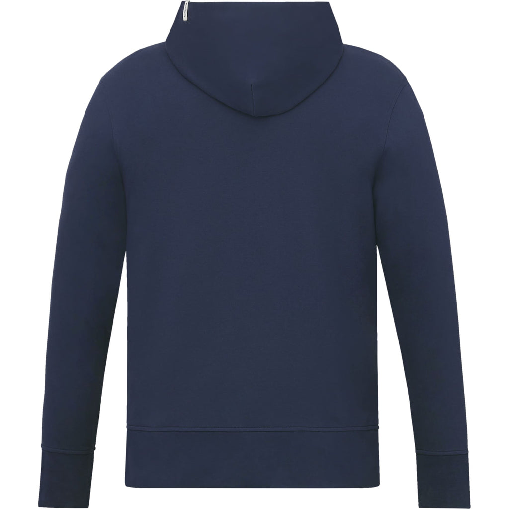 Roots73 Canmore Eco Pullover Hoodie, Unisex Transfer - Indigo Blue - Back