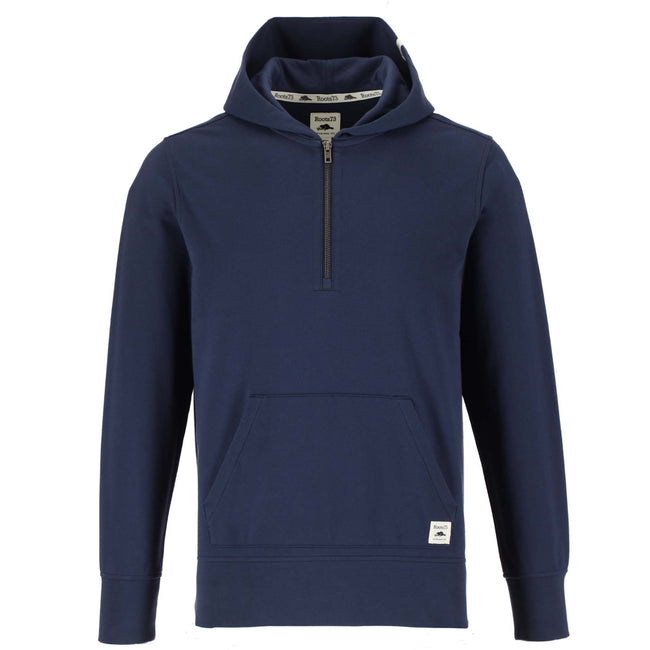Roots73 Canmore Eco Quarter Zip Hoodie, Unisex Embroidery
