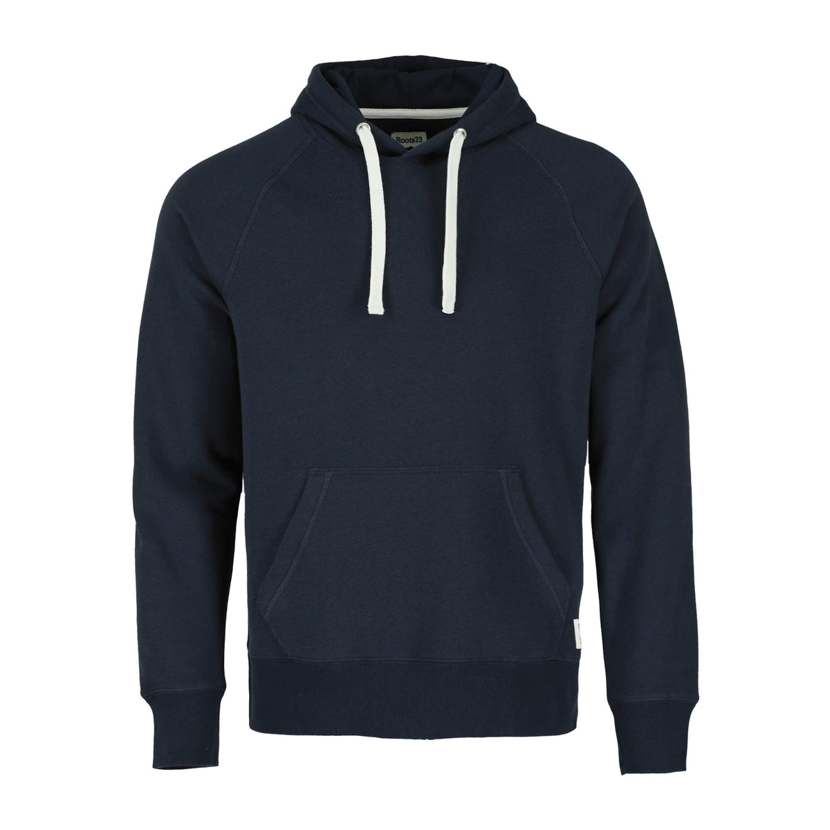 Roots73 Maplegrove Fleece Hoodie for Men Transfer - Atlantic Navy - Front Flat