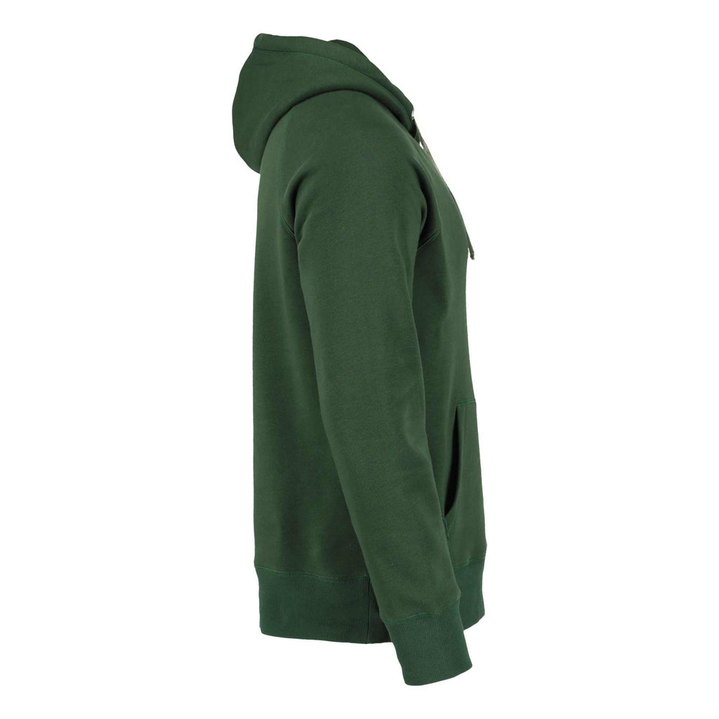 Roots73 Maplegrove Fleece Hoodie for Men Transfer - Pine Green - Flat