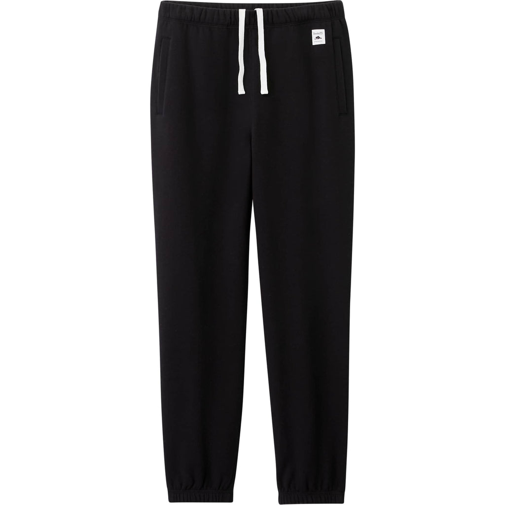 Roots73 Paddlecreek Fleece Pants for Men Embroidery - Black - Front
