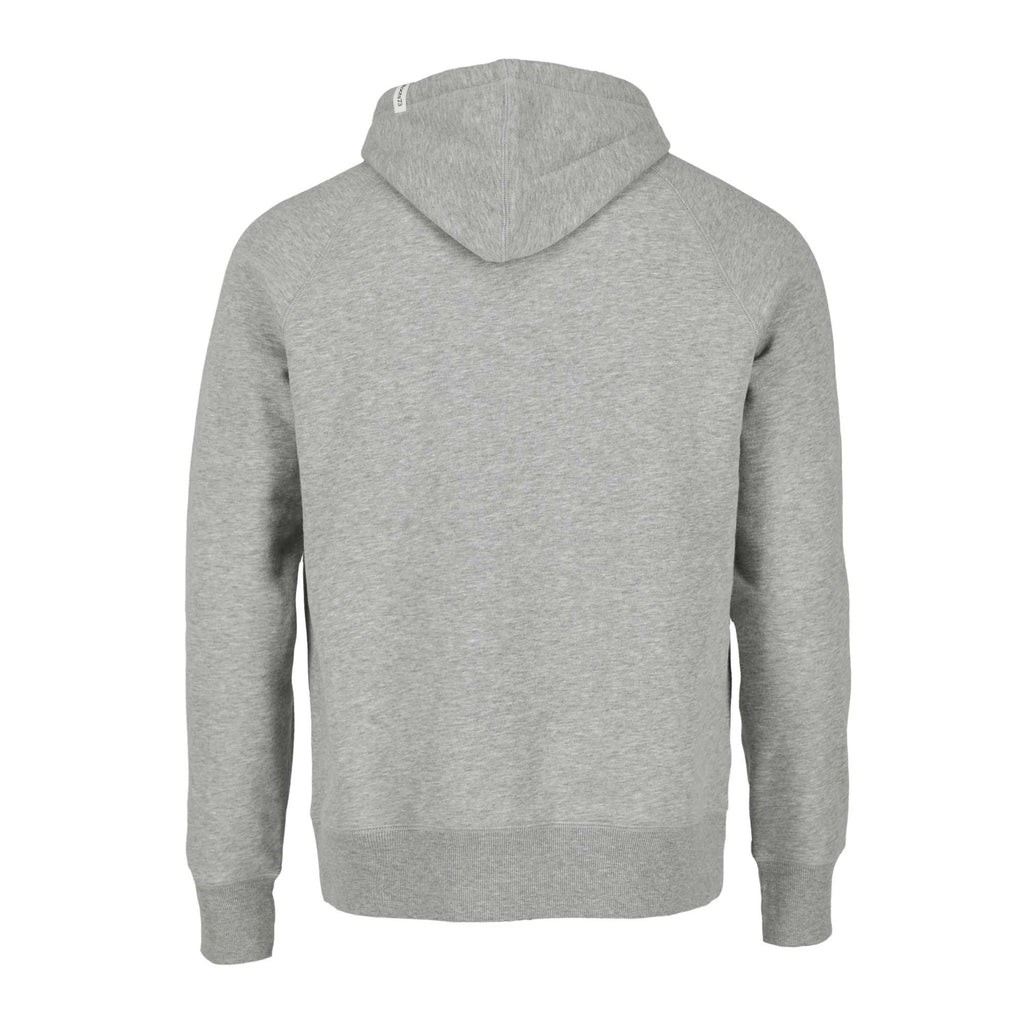 Roots73 Paddlecreek Full Zip Fleece Hoodie for Men Embroidery - Grey Mix - Back Flat
