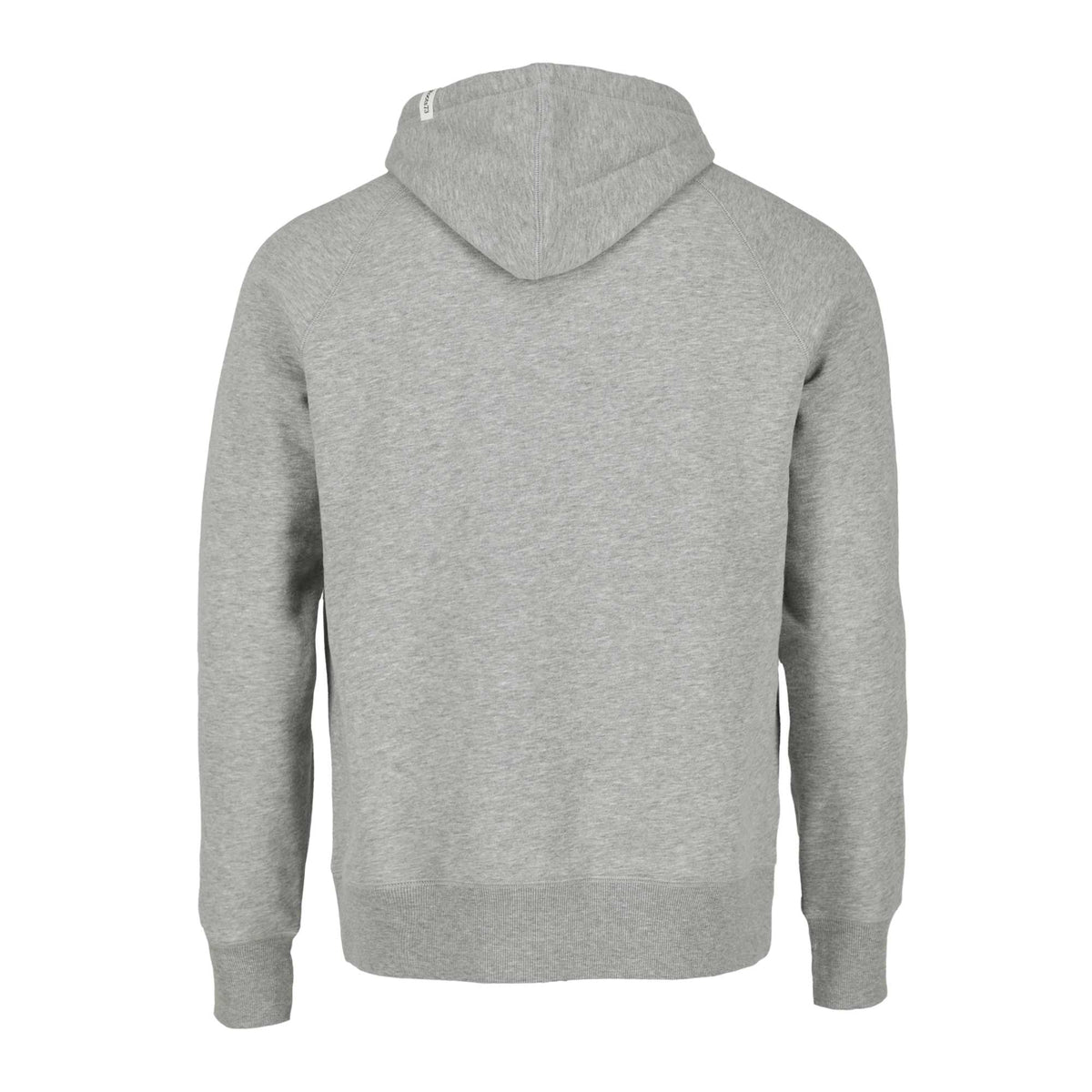 Roots73 Paddlecreek Full Zip Fleece Hoodie for Men Embroidery - Grey Mix - Back Flat