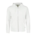 Roots73 Paddlecreek Full Zip Fleece Hoodie for Men Embroidery - White - Front Flat