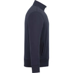 Roots73 Paddlecreek Sueded Fleece Quarter Zip for Men Embroidery - Atlantic Navy - Right Side
