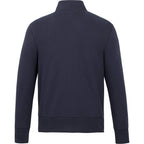 Roots73 Paddlecreek Sueded Fleece Quarter Zip for Men Transfer - Atlantic Navy - Back