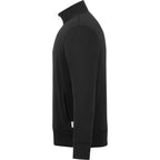 Roots73 Paddlecreek Sueded Fleece Quarter Zip for Men Transfer - Black - Left Side