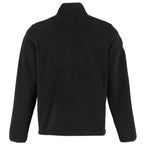 Roots73 Westville Recycled Microfleece Full Zip Jacket for Men Embroidery - Black - Back
