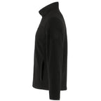 Roots73 Westville Recycled Microfleece Full Zip Jacket for Men Embroidery - Black - Left Side