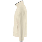 Roots73 Westville Recycled Microfleece Full Zip Jacket for Men Embroidery - Oatmeal - Left Side