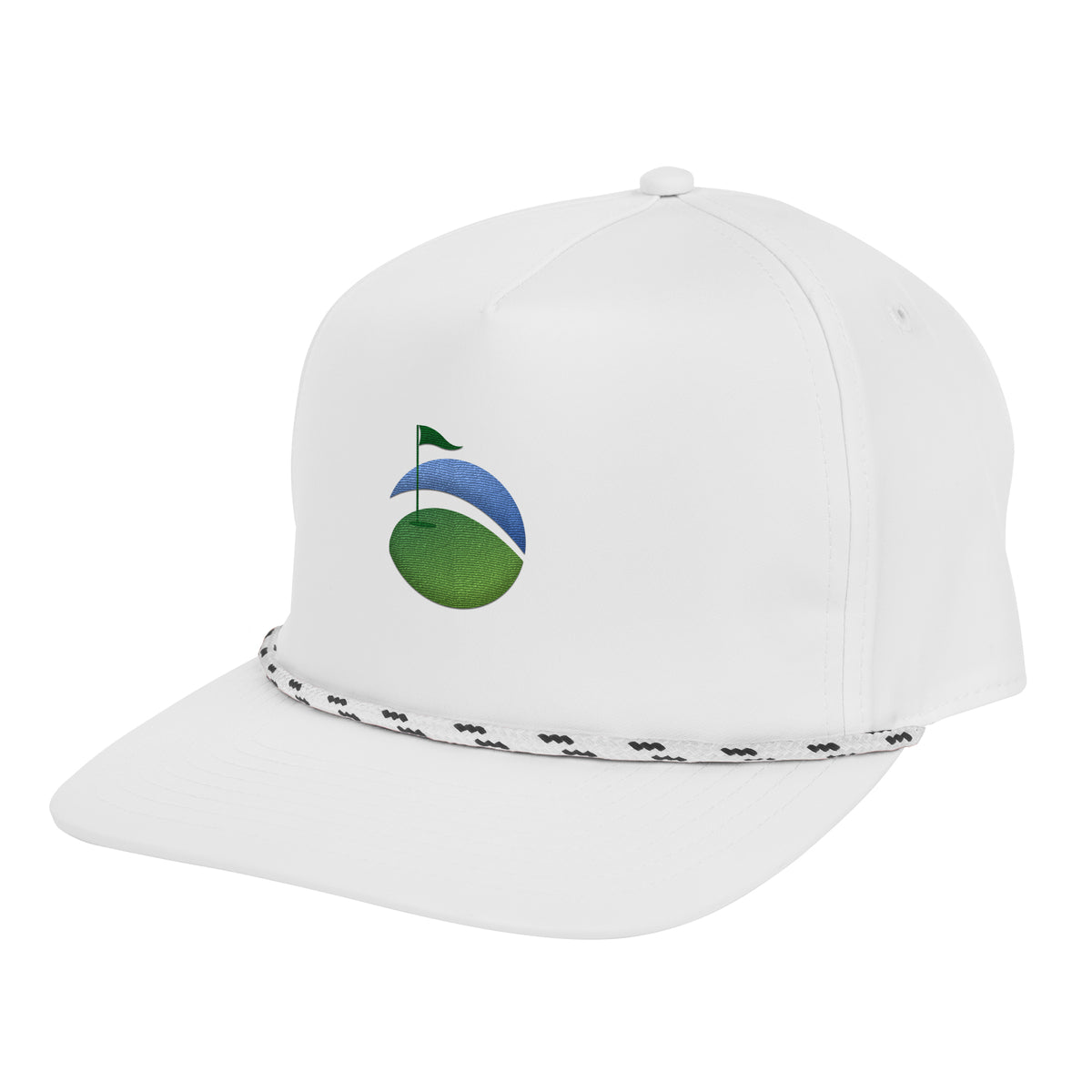 Rope Cap, Stroke Play Embroidery - Embroidery