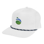 Rope Cap, Stroke Play Embroidery - Navy - Embroidery