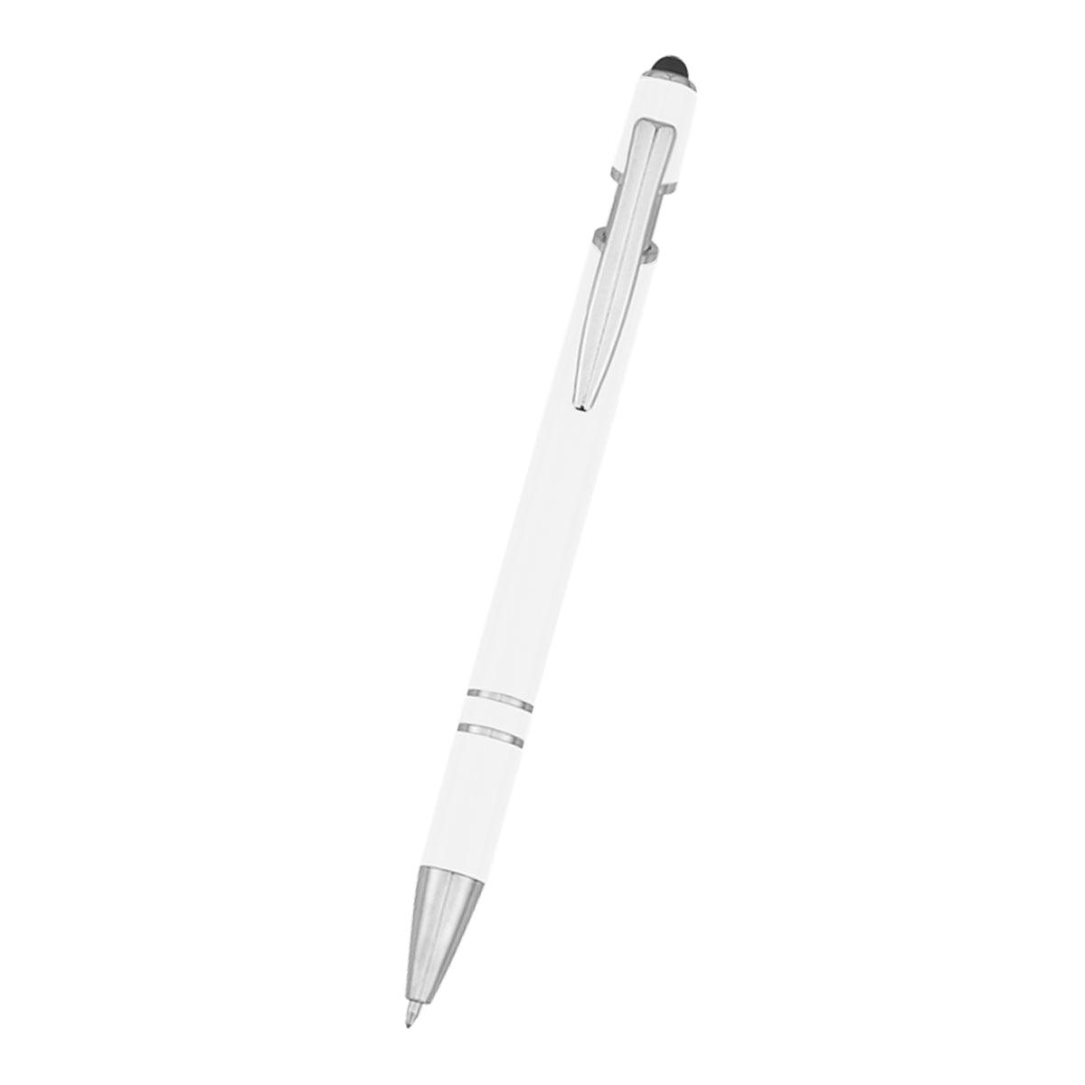 Roslin Incline Stylus Pen in Recycled ABS, Blue Ink Full Color - Front