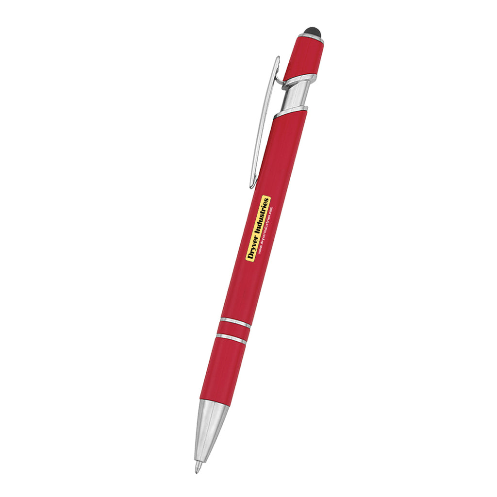 Roslin Incline Stylus Pen in Recycled ABS, Blue Ink Full Color - Full Color
