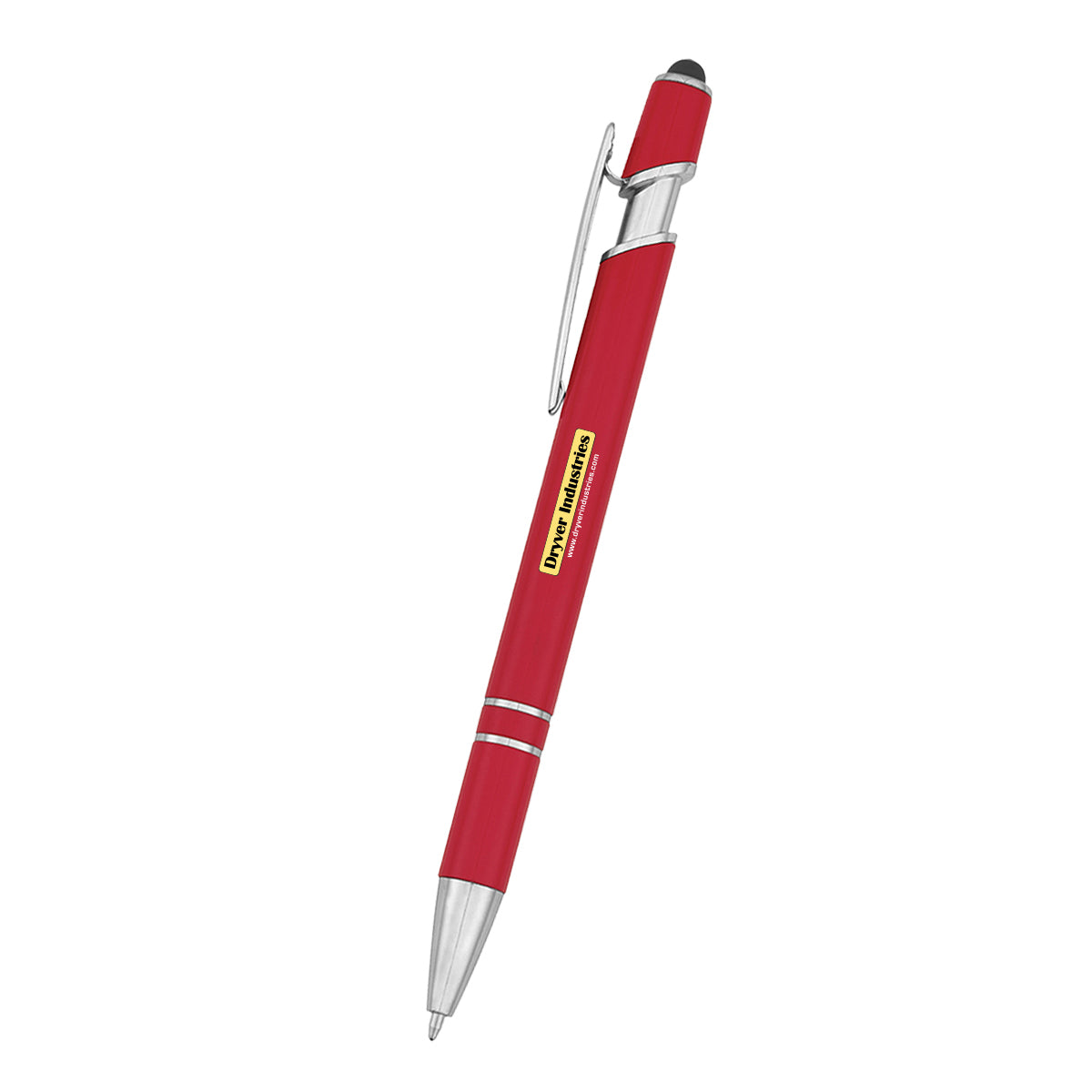 Roslin Incline Stylus Pen in Recycled ABS, Blue Ink Full Color - Full Color